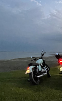 Haileys Teal Jawa 42 Dual Channel ABS Cosmic Carbon