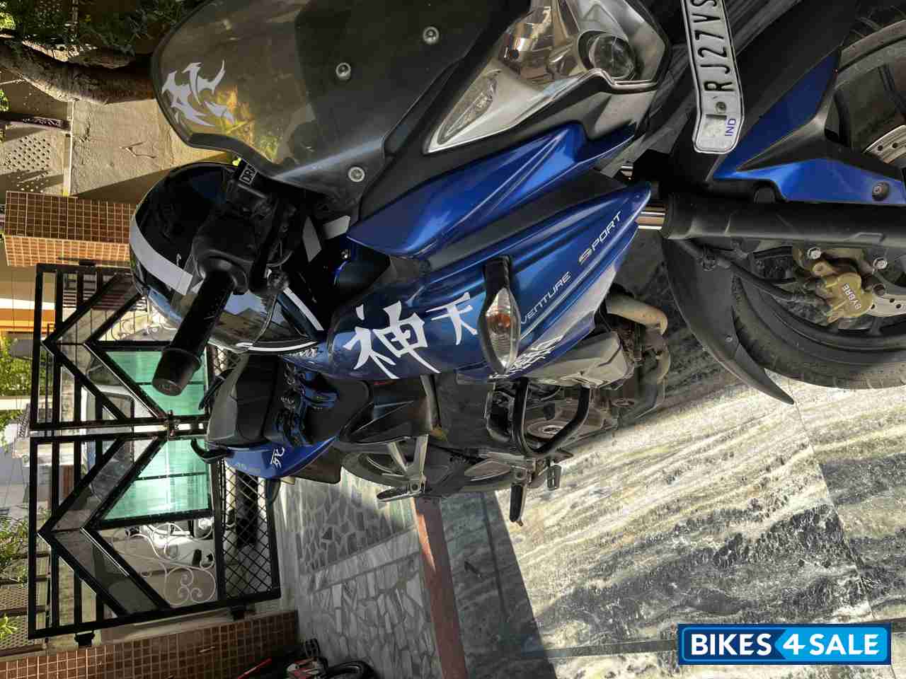Royal Blue Bajaj Pulsar AS 200