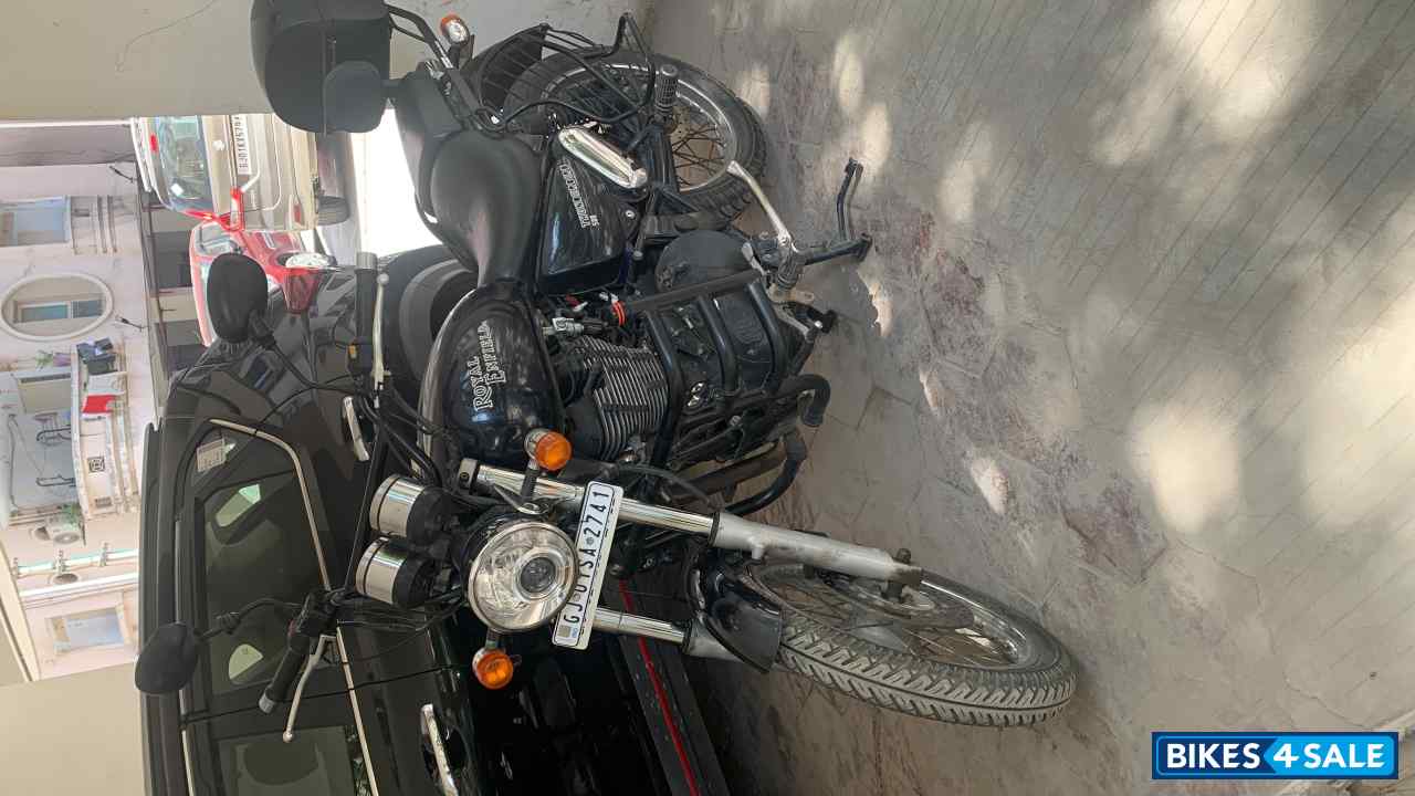 Metallic Blue Royal Enfield Thunderbird 500