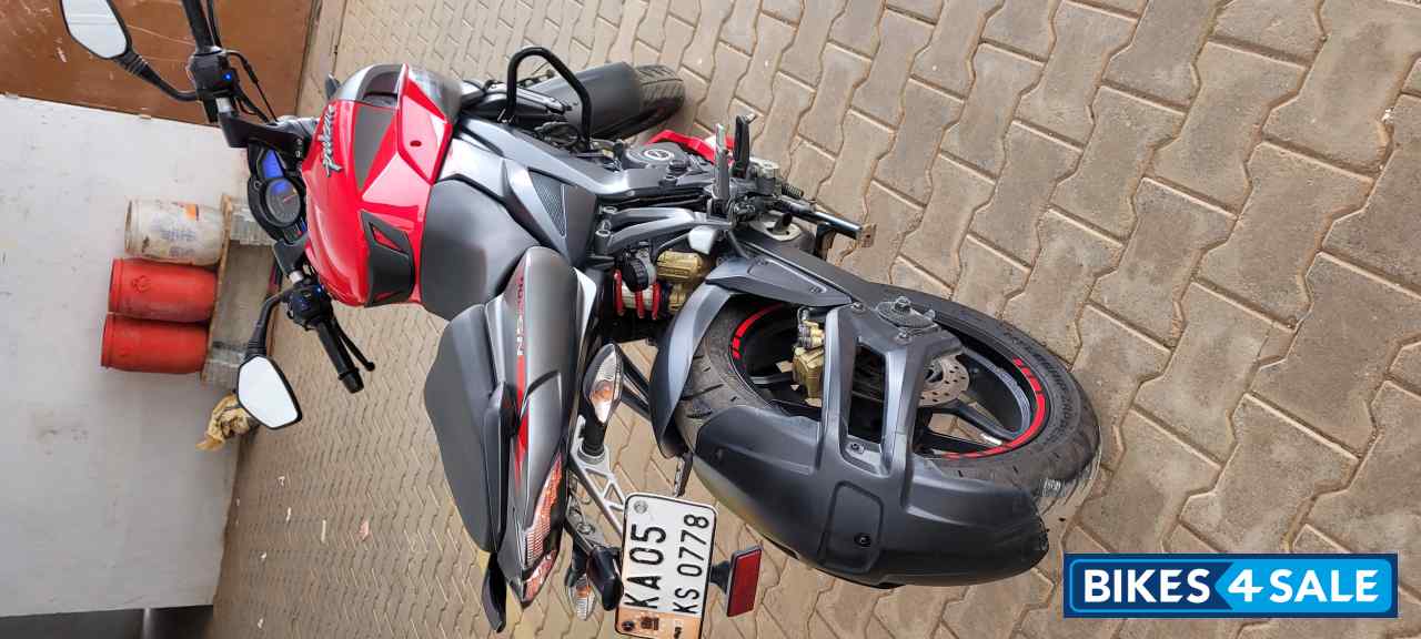 Passion Red Bajaj Pulsar 200 NS ABS