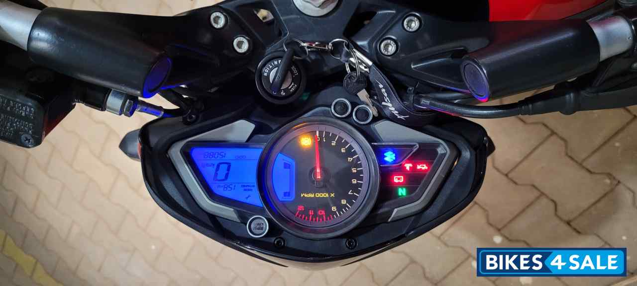 Passion Red Bajaj Pulsar 200 NS ABS