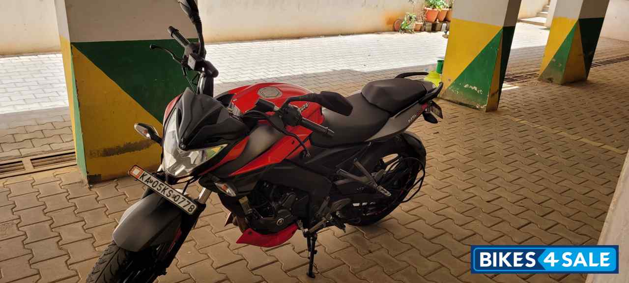 Passion Red Bajaj Pulsar 200 NS ABS