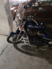 Blue Royal Enfield Thunderbird 350