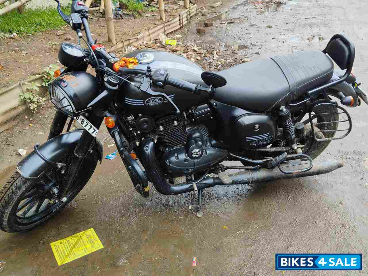 Mat Black Jawa 42 Dual Channel ABS AllStar Black