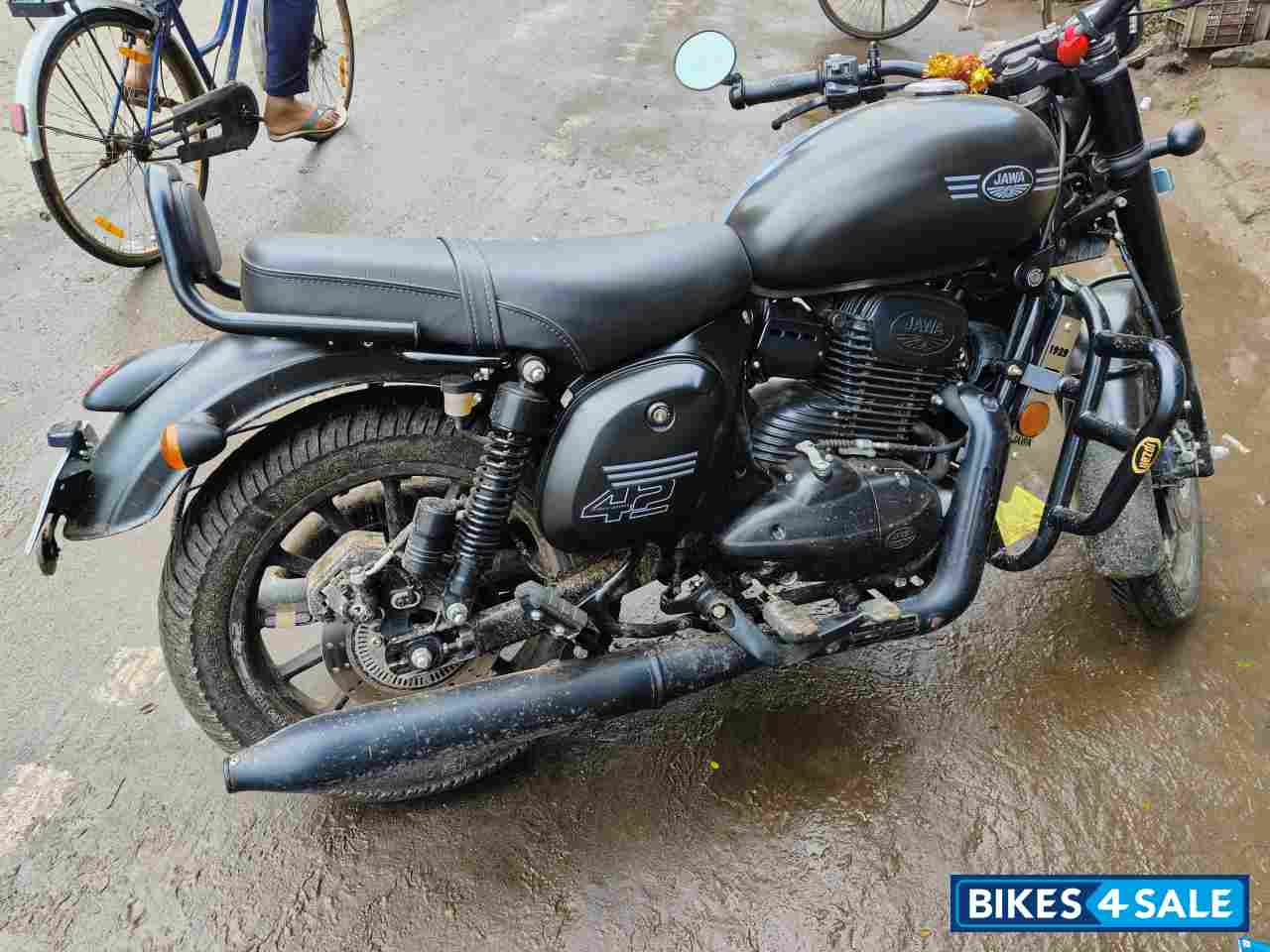 Mat Black Jawa 42 Dual Channel ABS AllStar Black