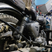 Grey Royal Enfield Classic Gunmetal Grey