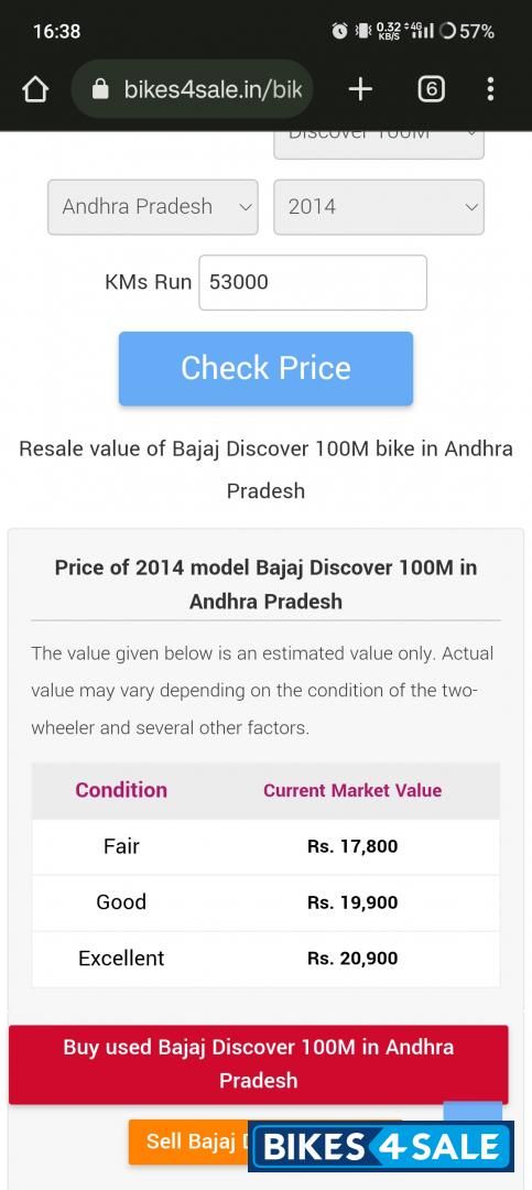Bajaj Discover 100M
