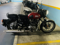 Reddish Red Royal Enfield Classic 350 Single Channel BS6