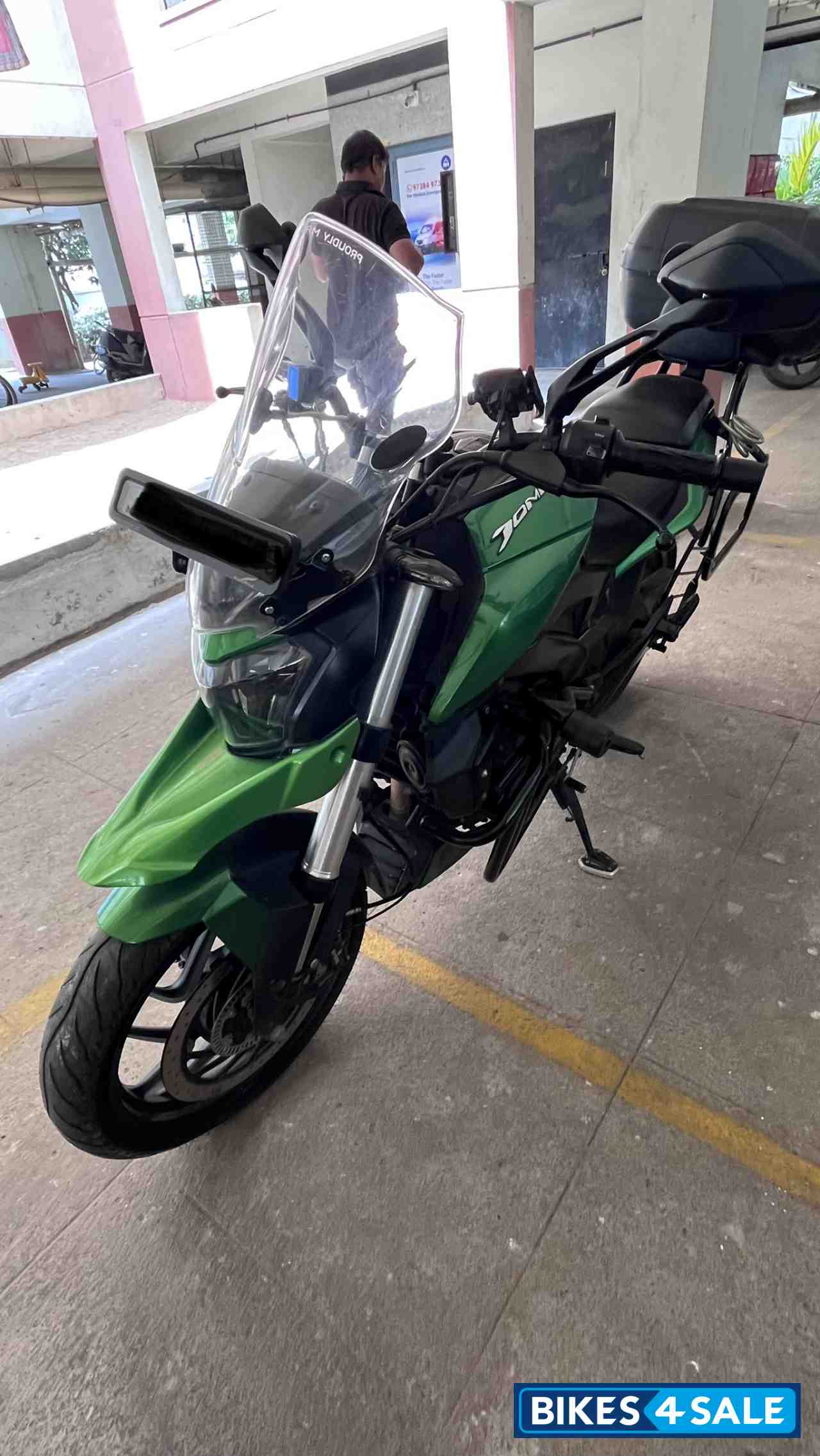 Green Bajaj Dominar 400 ABS BS6