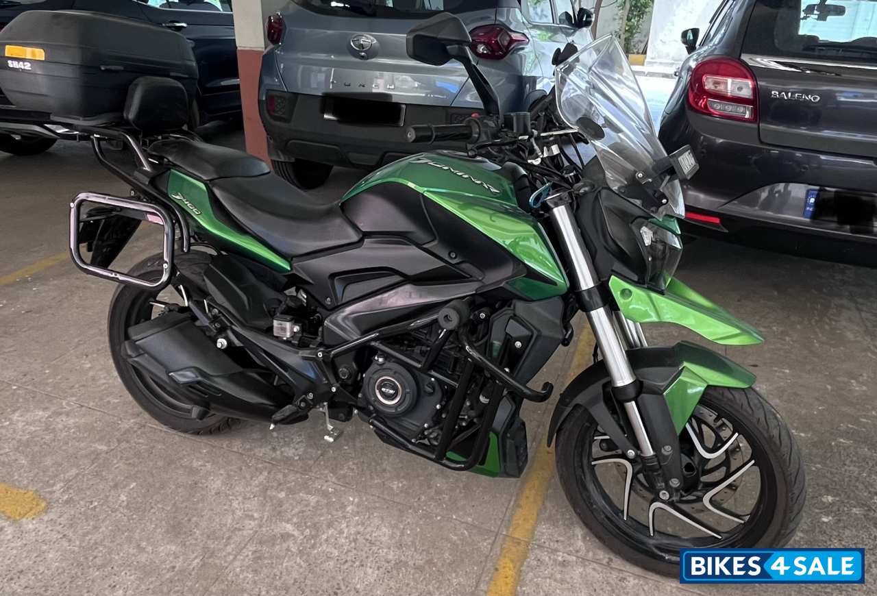 Green Bajaj Dominar 400 ABS BS6