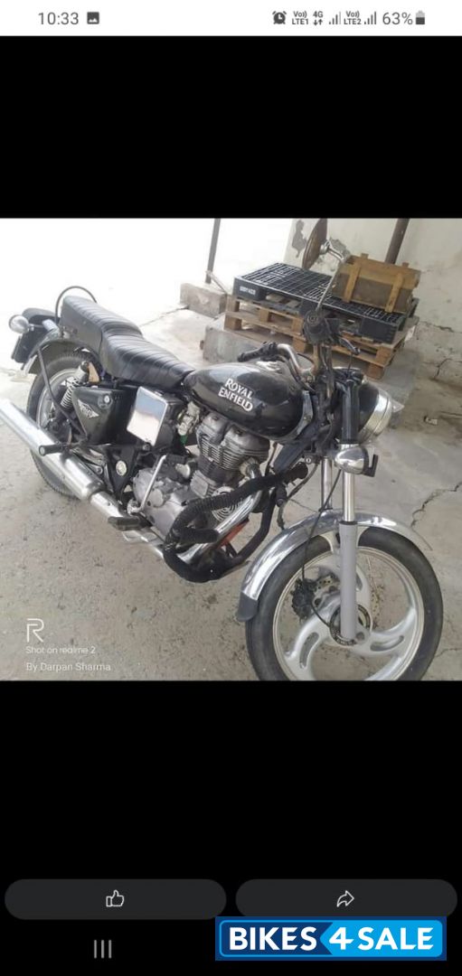 Black Royal Enfield Bullet Electra