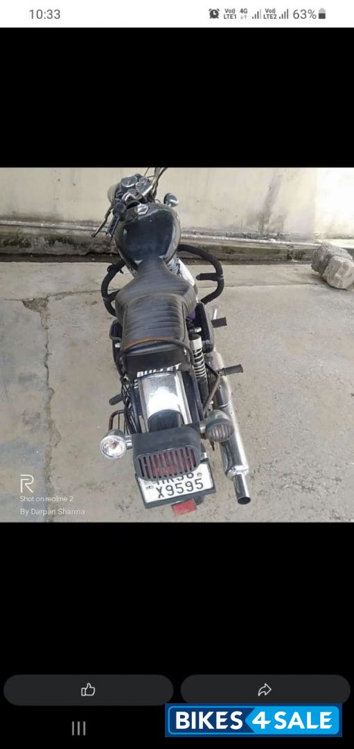 Black Royal Enfield Bullet Electra