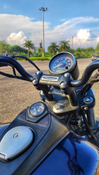 Blue Bajaj Avenger Street 150