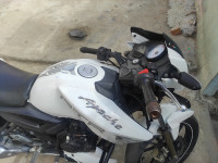 White TVS Apache RTR 180 ABS