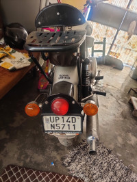 Silver Royal Enfield Classic 350