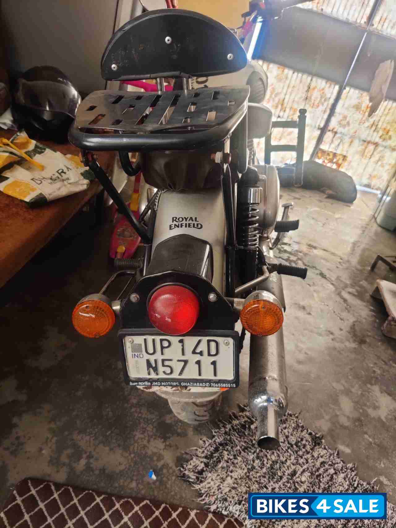 Silver Royal Enfield Classic 350