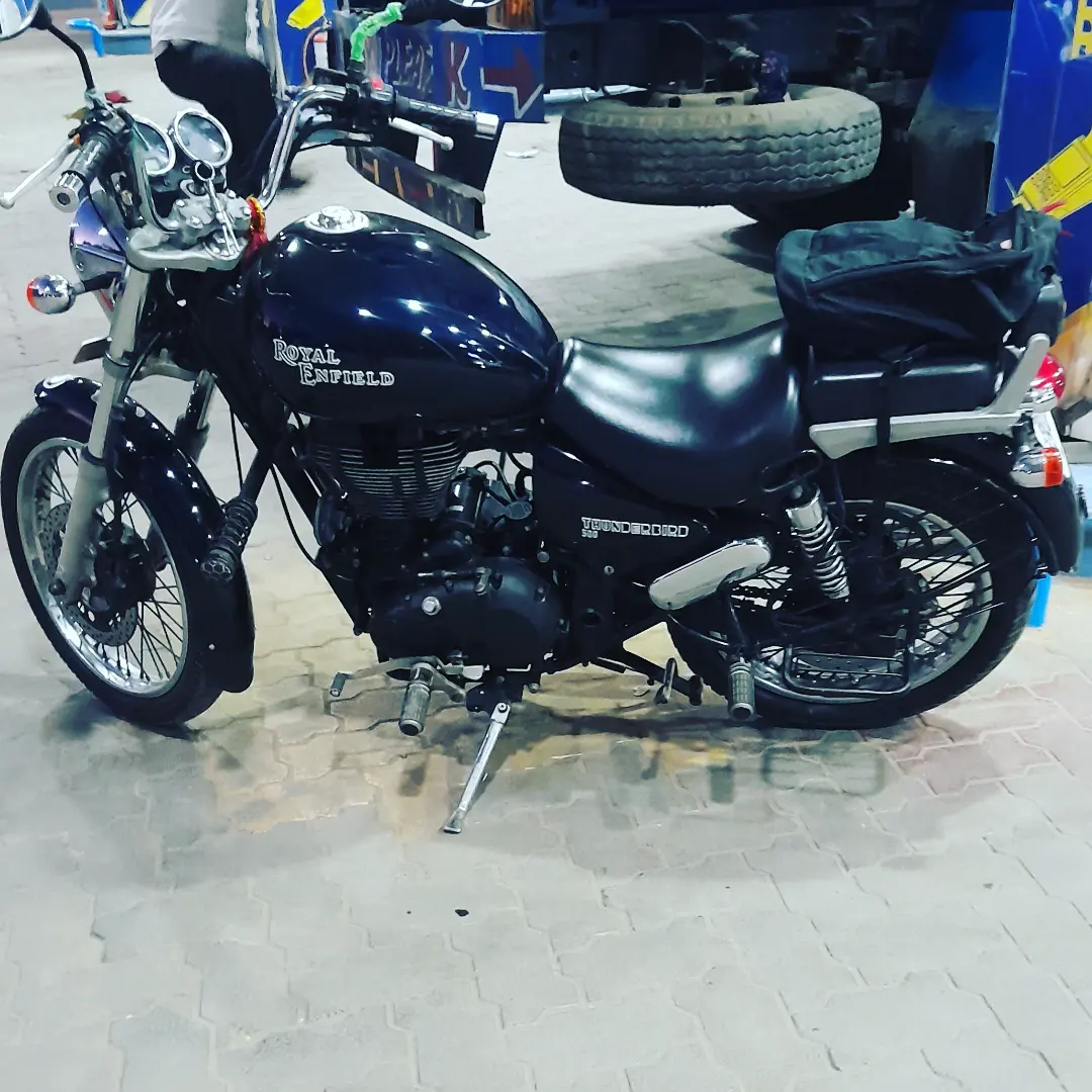 Twilight Blue Royal Enfield Thunderbird 500