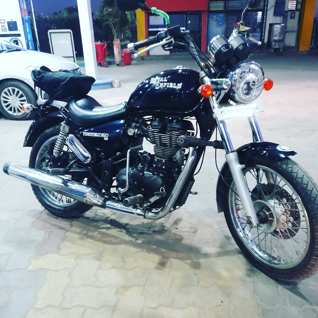 Twilight Blue Royal Enfield Thunderbird 500