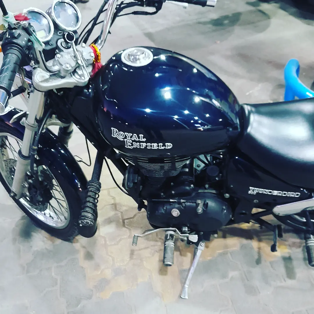 Twilight Blue Royal Enfield Thunderbird 500