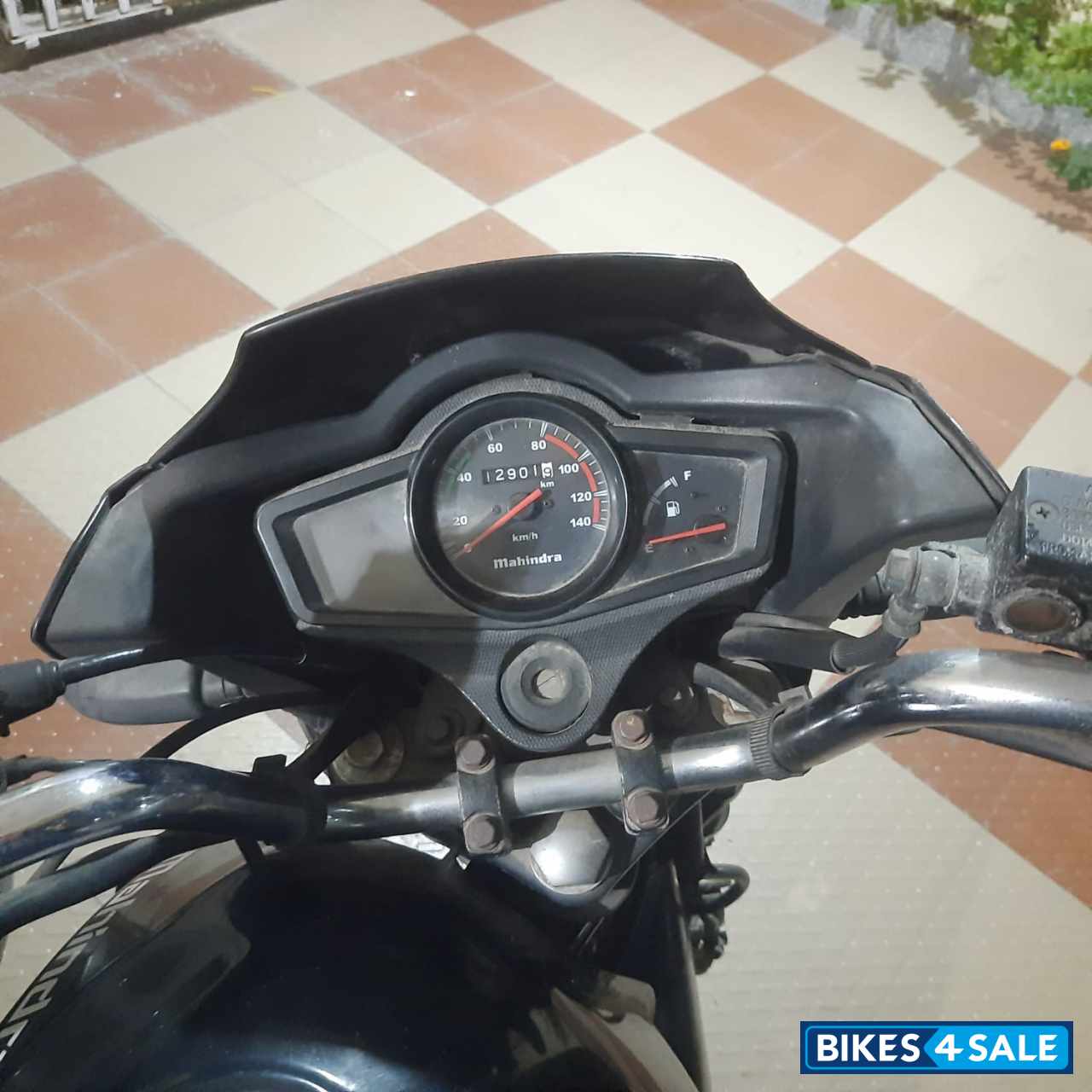 Black Silver Combination Mahindra Centuro