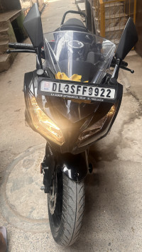 Black Green Kawasaki Ninja 300 BS6 2022