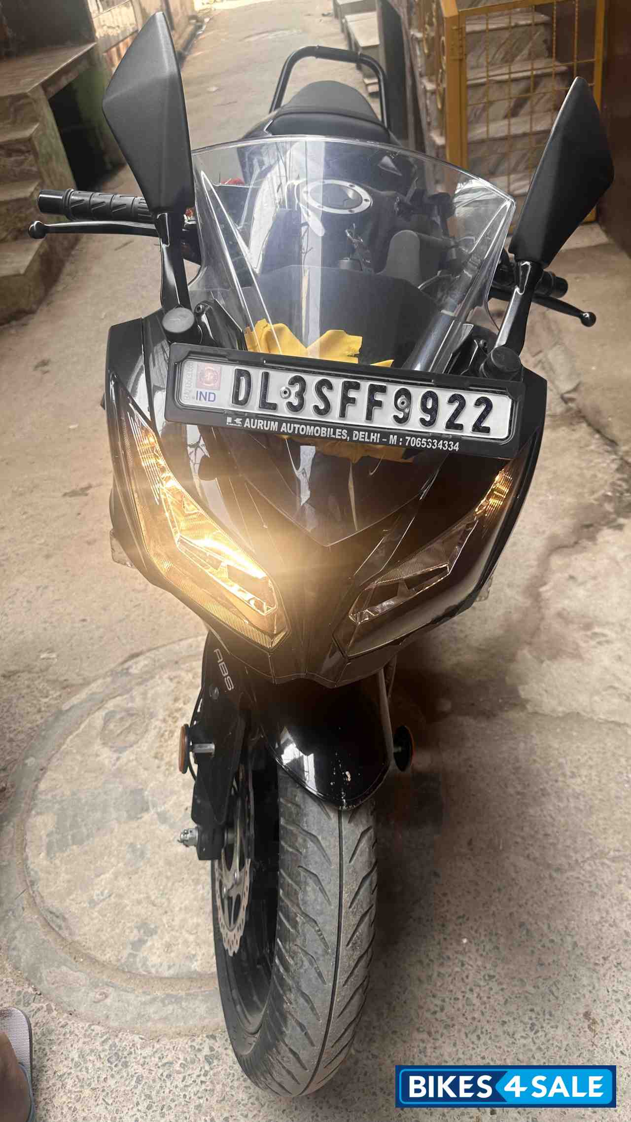 Black Green Kawasaki Ninja 300 BS6 2022