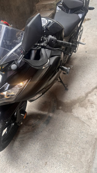 Black Green Kawasaki Ninja 300 BS6 2022