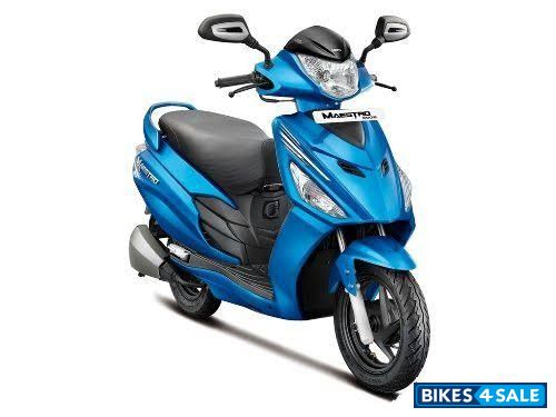 Blue Metallic Hero Maestro Edge 125