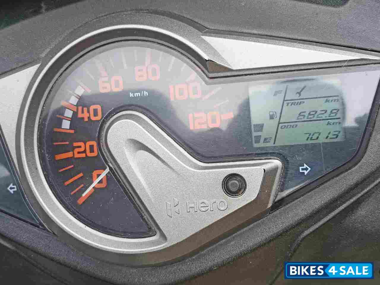 Blue Metallic Hero Maestro Edge 125