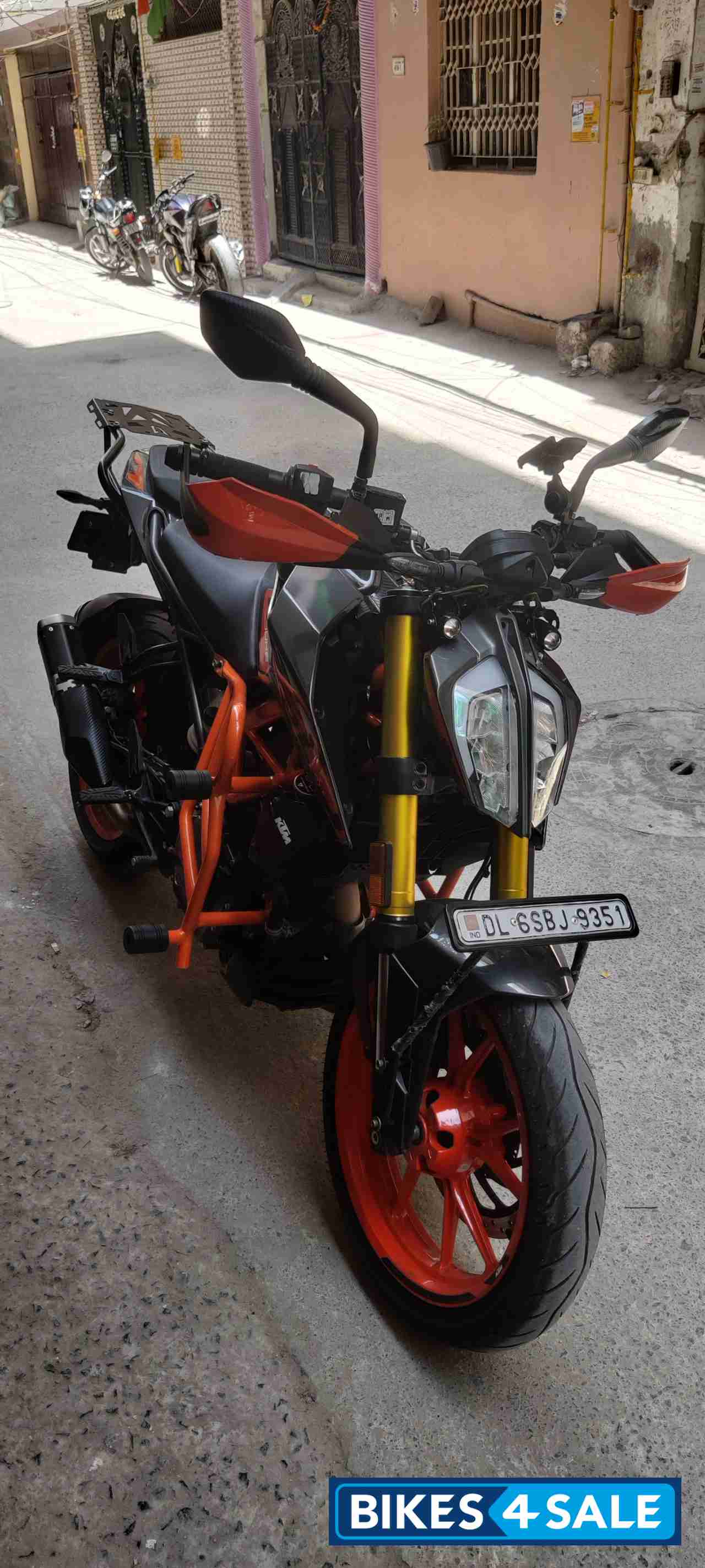 Orange And Black KTM Duke 250