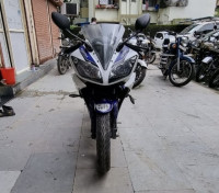 White And Blue Yamaha YZF R15