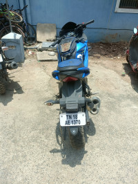 Blue Suzuki Gixxer SF