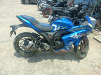 Blue Suzuki Gixxer SF