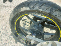 Blue Suzuki Gixxer SF