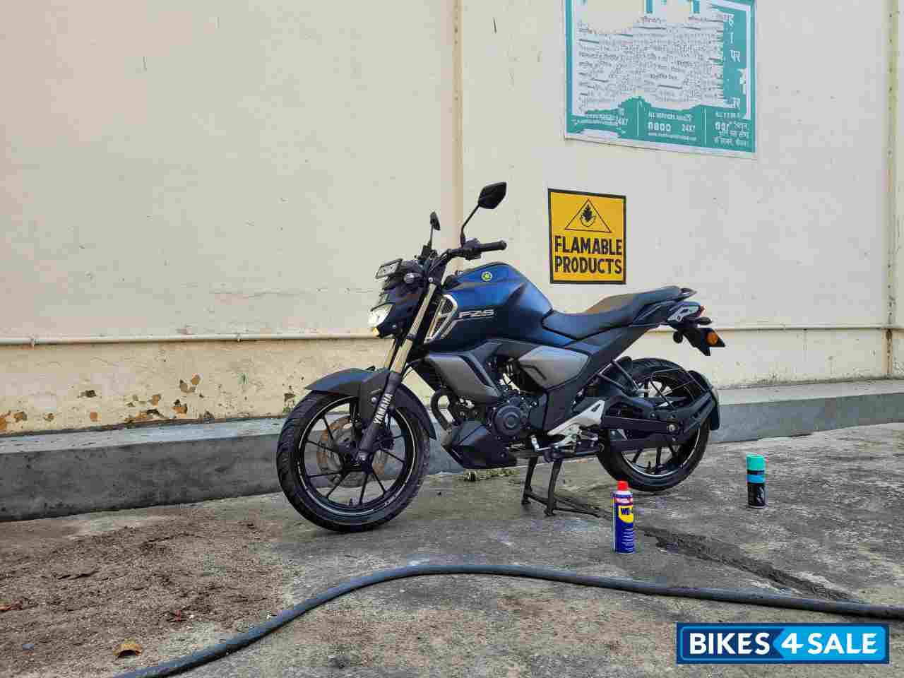 Matt Blue Yamaha FZ-S FI V3 BS6