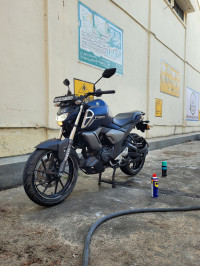 Matt Blue Yamaha FZ-S FI V3 BS6