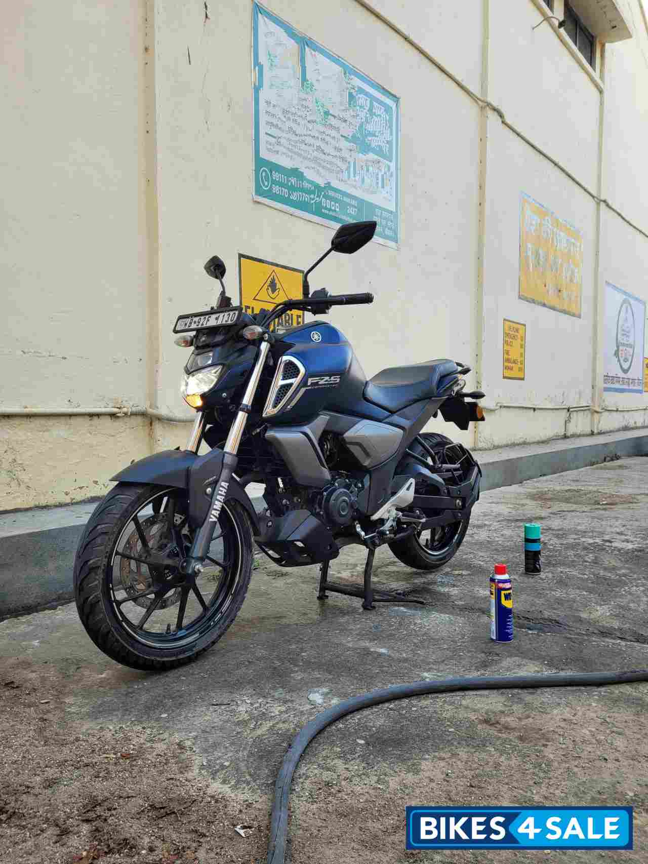 Matt Blue Yamaha FZ-S FI V3 BS6