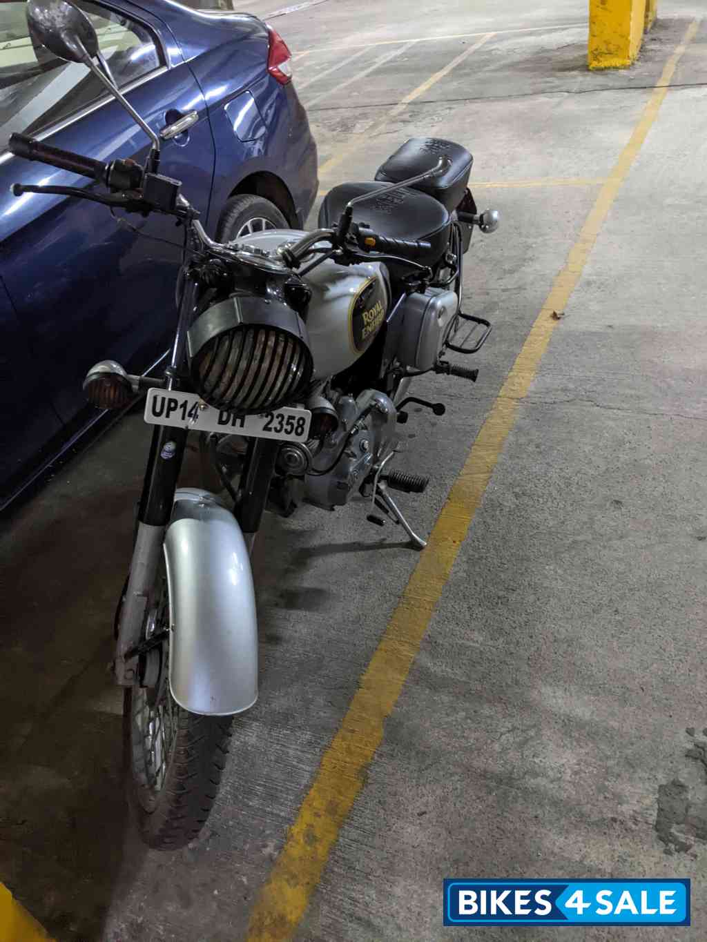 Silver Royal Enfield Classic 350