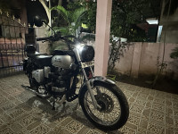 Silver & Black Royal Enfield Bullet Electra Twinspark