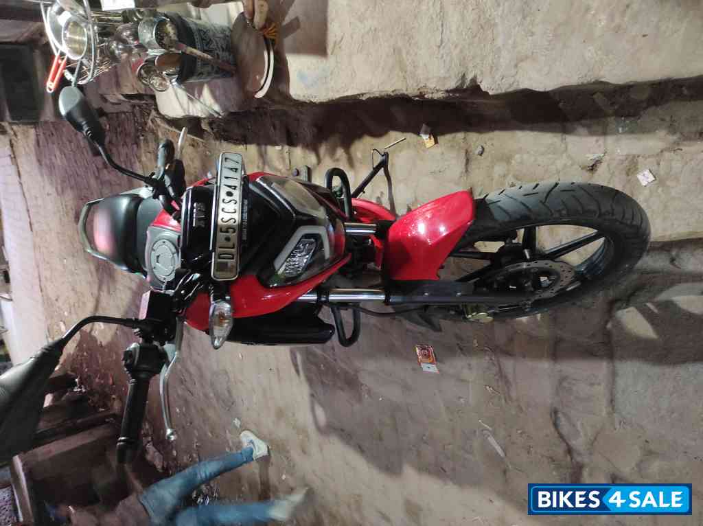 Red TVS Raider 125