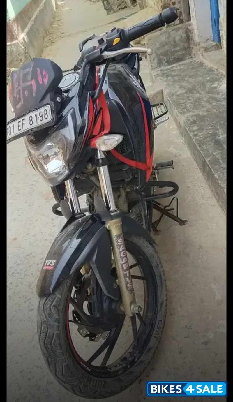 Black TVS Apache RTR 200 4V ABS Race Edition 2.0