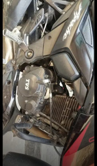 Black TVS Apache RTR 200 4V ABS Race Edition 2.0