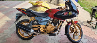 Red With Decals Bajaj Pulsar 220F