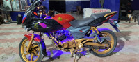 Red With Decals Bajaj Pulsar 220F