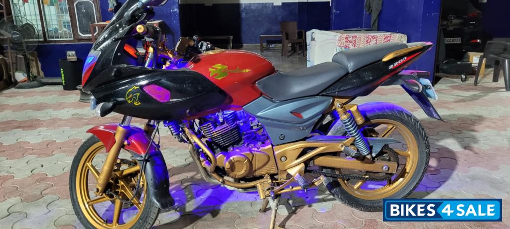Red With Decals Bajaj Pulsar 220F