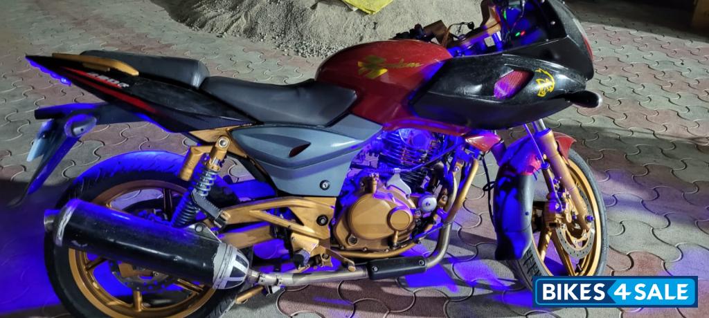 Red With Decals Bajaj Pulsar 220F