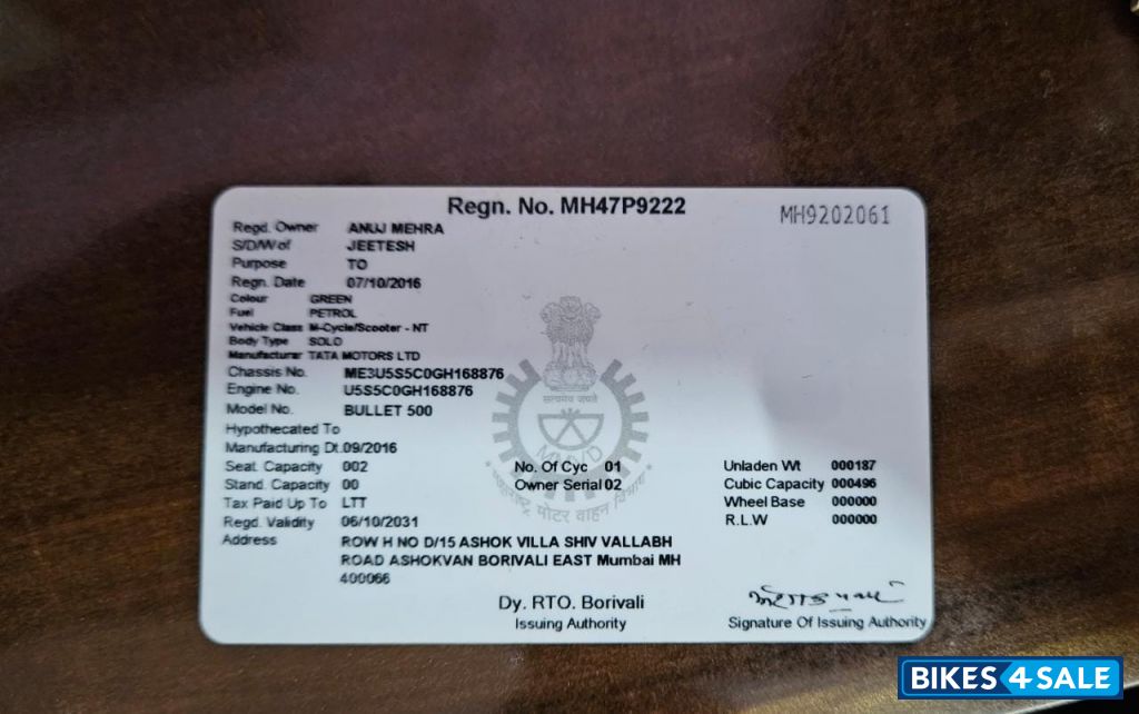 Royal Enfield Bullet Standard 500