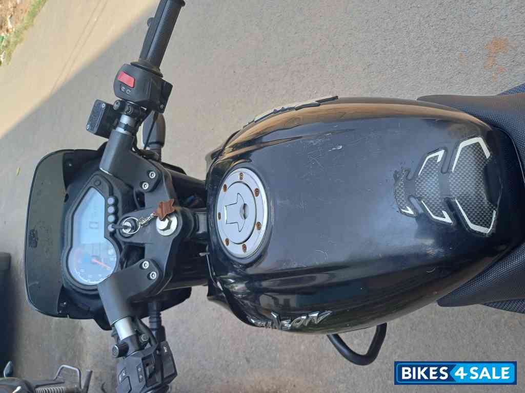 Black Red Bajaj Pulsar 150 Twin Disc BS6