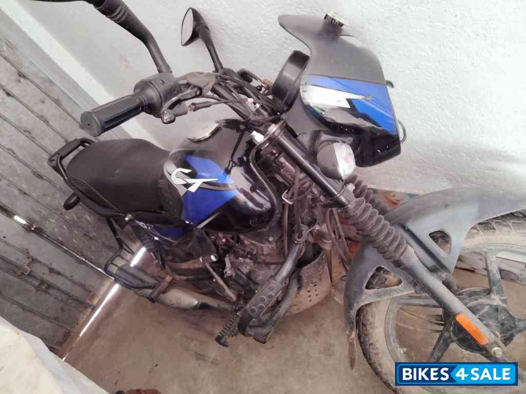 Blue And Black Bajaj CT110X