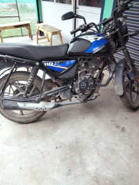 Blue And Black Bajaj CT110X